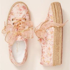 NWT Loveshackfancy x Superga Platform Espadrille Floral Print Sneakers